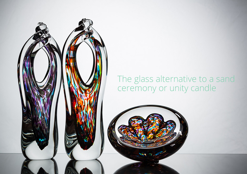 unity glass sculpture