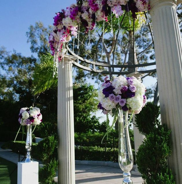 A Romantic Purple Wedding