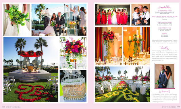 Featured in Ceremony Magazine | Karishma + Sohrab