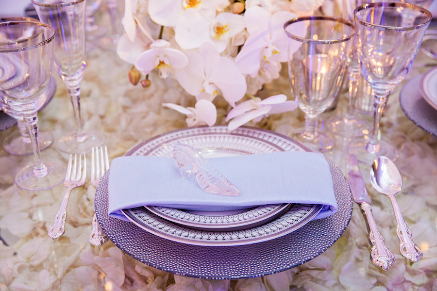 Cinderella Tabletop Featured In Ceremony Magazine Oc Flowers By Cina