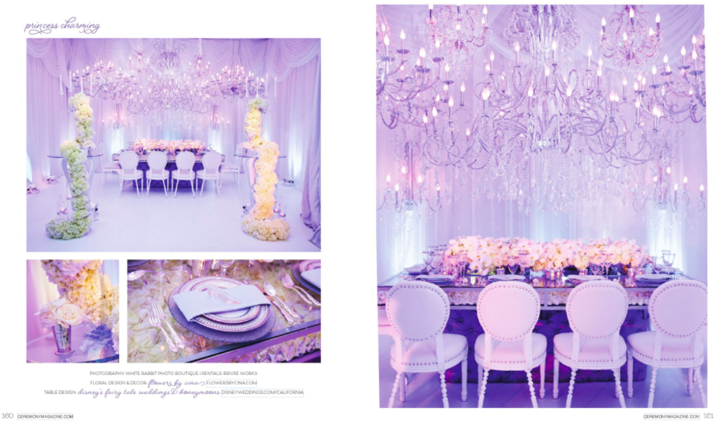 Cinderella Tabletop - Ceremony Magazine 