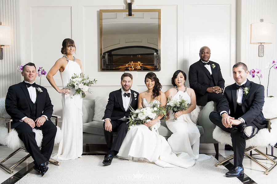 Modern White Wedding at The London West Hollywood