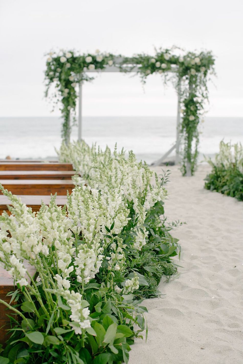 beach wedding, wedding flowers, ocean side, ocean side wedding, wedding, wedding ceremony, flowers by cina