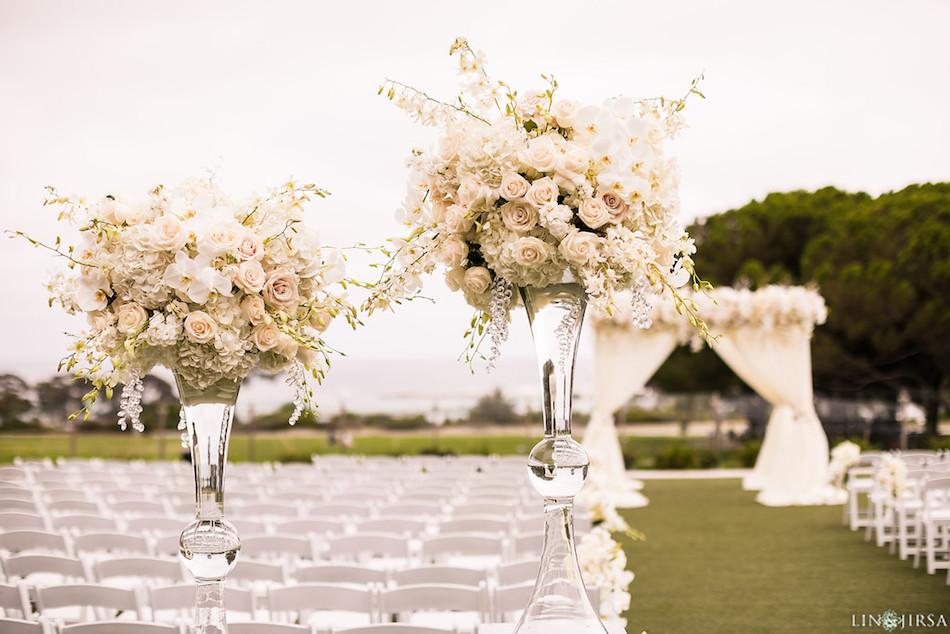 wedding flowers, wedding ceremony, flowers, enchanting laguna cliffs marriott, flowers by cina