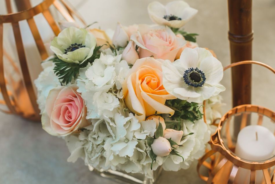Blush and gold wedding, Priscilla Valentina, Flowers by Cina, Seven4one, Tricia Dahlgren Events 