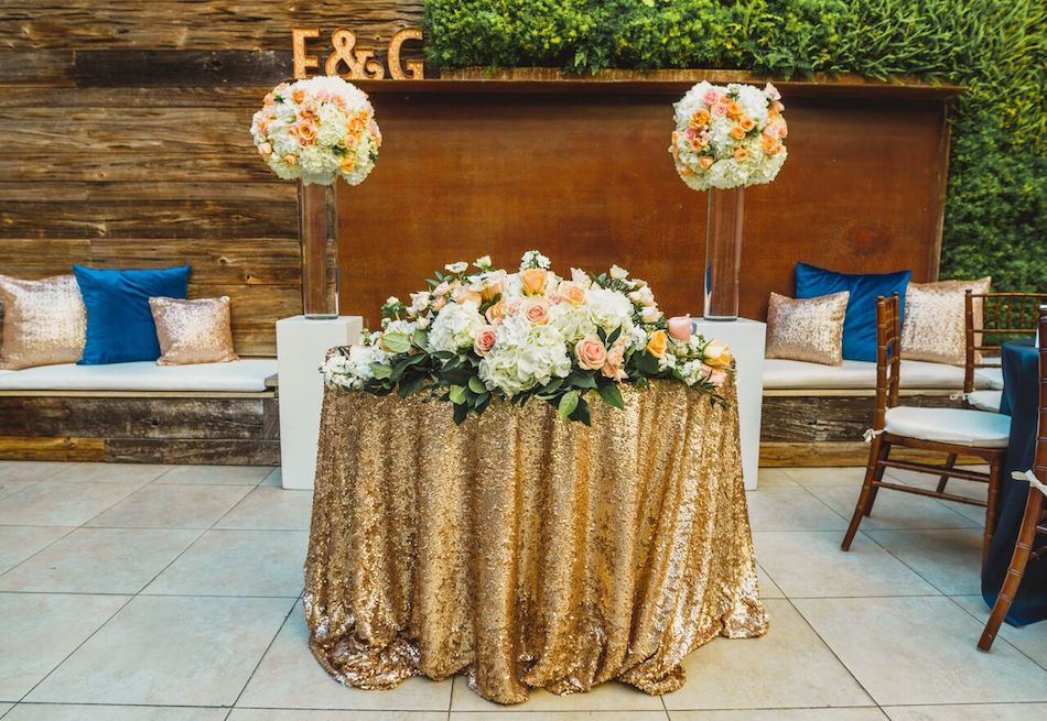 Blush and gold wedding, Priscilla Valentina, Flowers by Cina, Seven4one, Tricia Dahlgren Events 