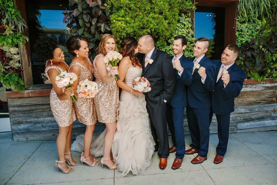 Blush and gold wedding, Priscilla Valentina, Flowers by Cina, Seven4one, Tricia Dahlgren Events 