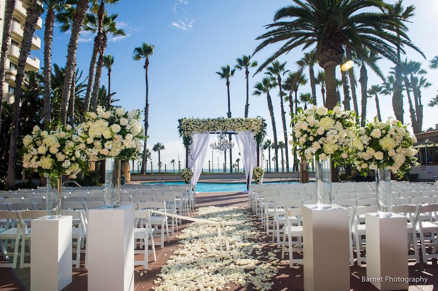 Waterfront Beach Resort, Wedding, flowers by cina, white wedding, orange county wedding, orange county florist, orange county floral design, orange county florist, florist, floral design, barnet photography