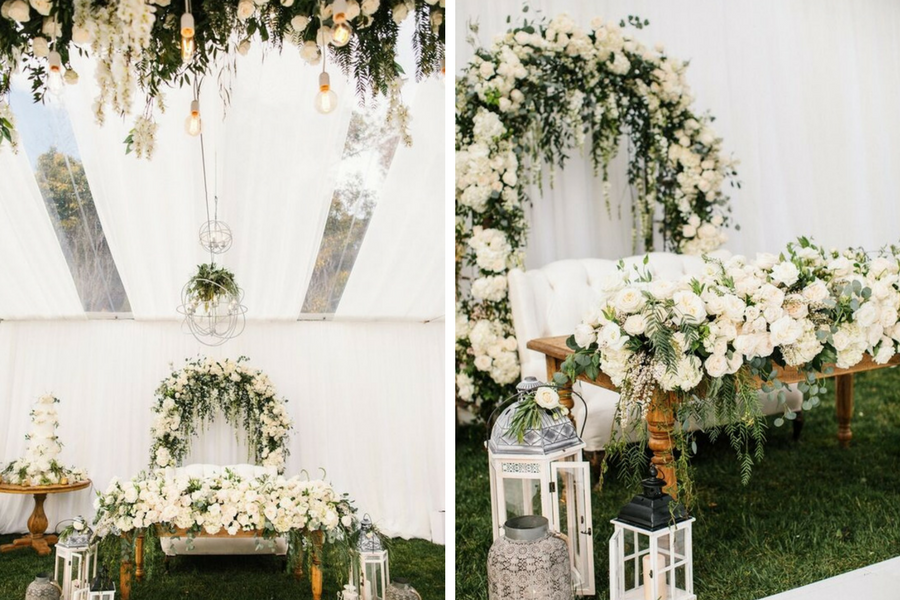 zach ertz, julie Johnston, philadelphia eagles, super bowl, bacara resort, kelsey events, white wedding, flowers by cina, orange county florist, orange county floral design, floral design