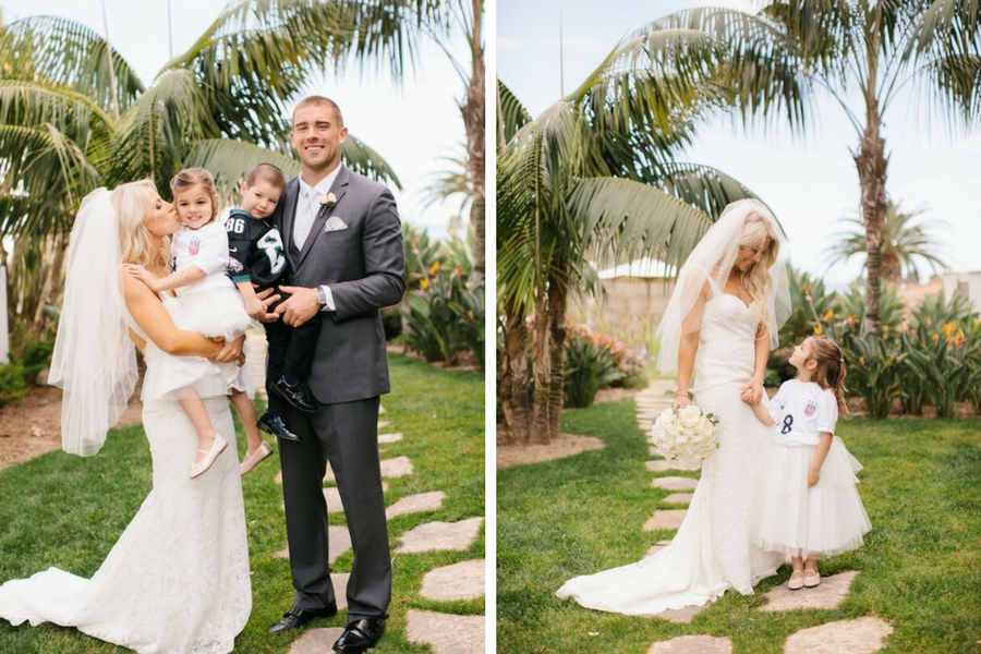 zach ertz, julie Johnston, philadelphia eagles, super bowl, bacara resort, kelsey events, white wedding, flowers by cina, orange county florist, orange county floral design, floral design