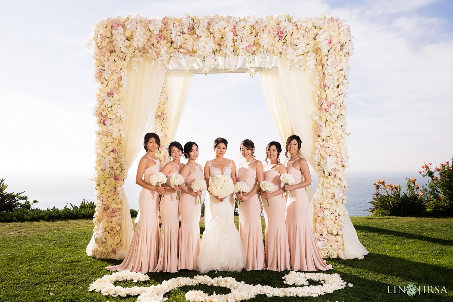 Ritz Carlton Laguna Niguel,, Flowers By Cina, ME Weddings & Events, Blush wedding, Ivory wedding, seaside wedding, Lin and Jirsa