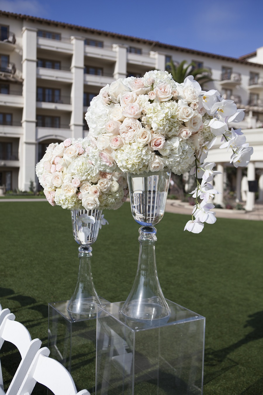 Monarch Beach Resort, ME Weddings & Events, Wedded Wonderland, Christine Bentley Photography, Flowers by Cina, blush wedding, ivory wedding