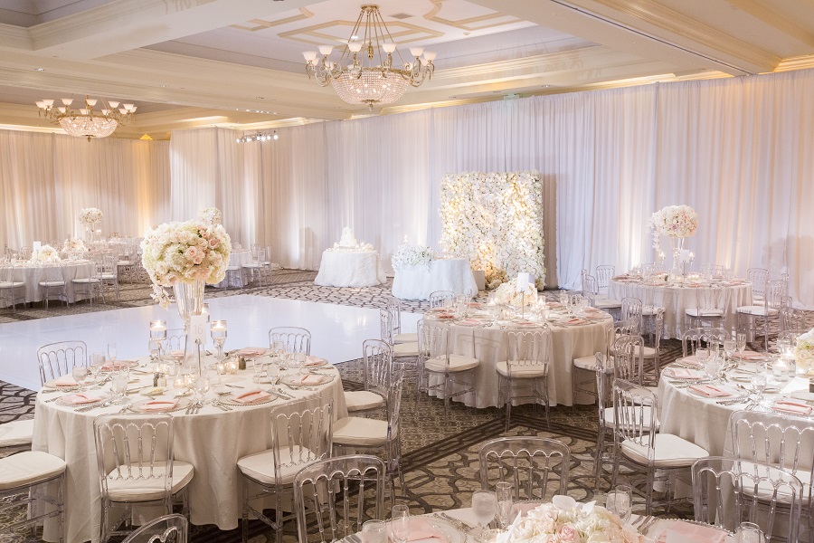 Monarch Beach Resort, ME Weddings & Events, Wedded Wonderland, Christine Bentley Photography, Flowers by Cina, blush wedding, ivory wedding