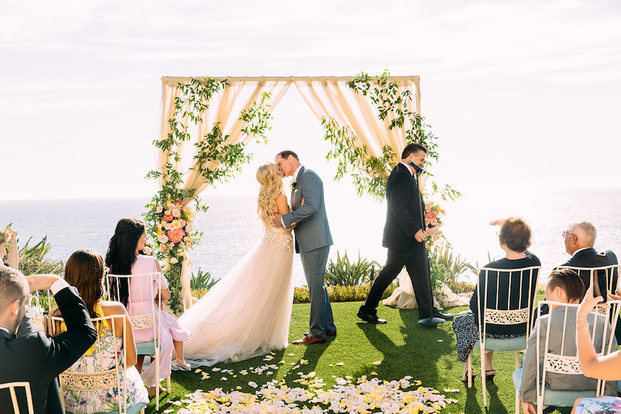 Ritz Carlton Laguna Niguel, Ashley Paige Photo, Hoo Films, Flowers by Cina, Kelsey Events, Chiavari Chair Rental, Chameleon Chair Collection, Bright Event Rentals, La Tavola Linen, Casa de Perrin, Elevated Pulse, Honeycrisp Design Studio, Flawless Faces, Reverend Clint Hufft