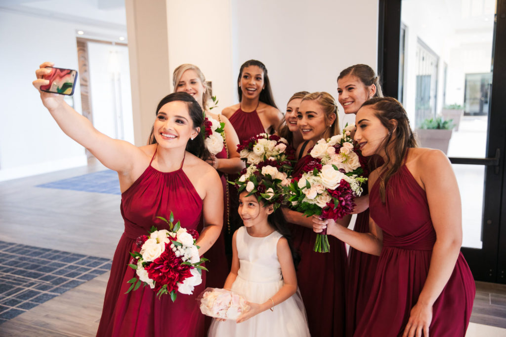 Flowers by Cina, Hilton Waterfront Beach Resort, Lin & Jirsa Photography, Pine Tone Artistry, Cynthia P, Nancy Gallardo, Chic Productions, Blush Bridal Couture, The Black Tux, Classic Cuts DJ’s, Hilton Waterfront Beach Resort, Simply Sweet Cakery