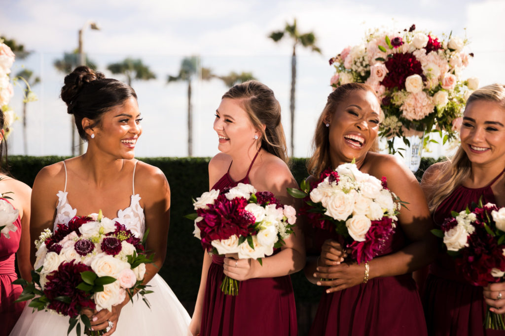 Flowers by Cina, Hilton Waterfront Beach Resort, Lin & Jirsa Photography, Pine Tone Artistry, Cynthia P, Nancy Gallardo, Chic Productions, Blush Bridal Couture, The Black Tux, Classic Cuts DJ’s, Hilton Waterfront Beach Resort, Simply Sweet Cakery