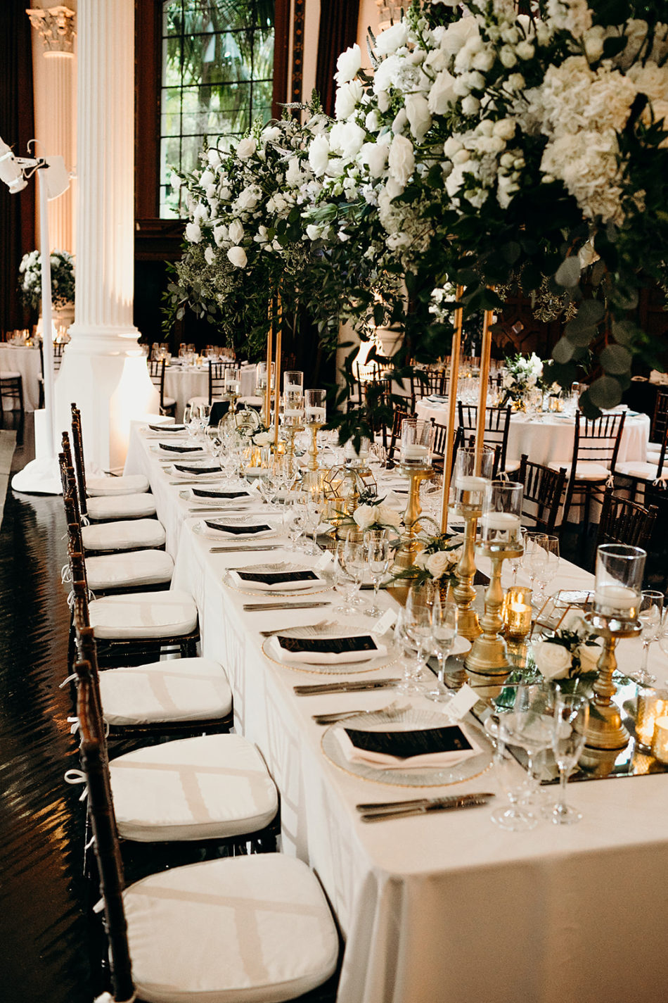 gold tabletop decor, wedding tabletop decor, classic tabletop decor, floral design, florist, wedding florist, wedding flowers, orange county weddings, orange county wedding florist, orange county florist, orange county floral design, flowers by cina