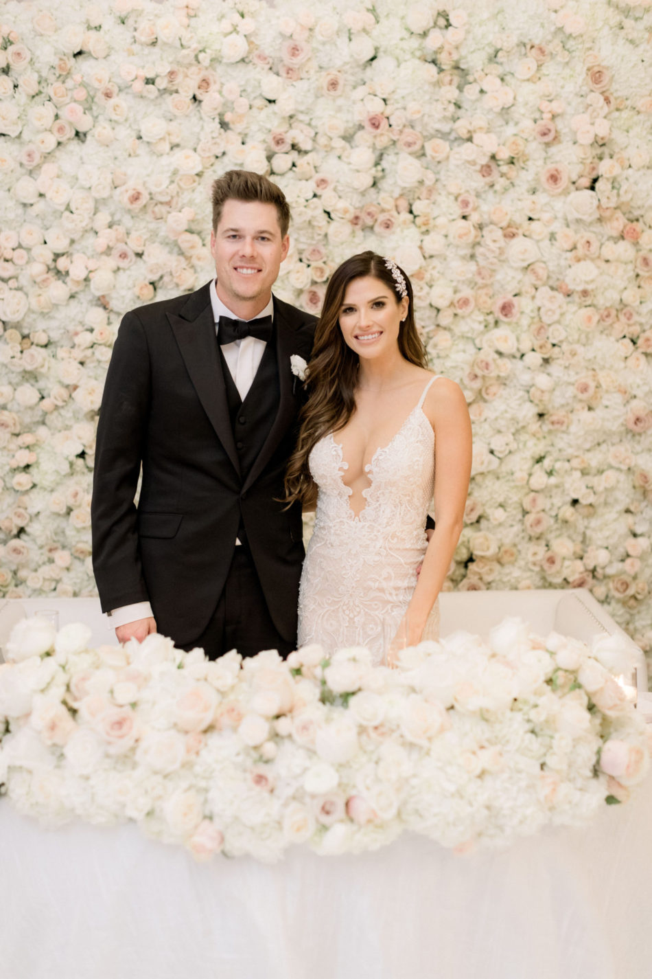 dreamy blush wedding, flower wall, floral wall, bride and groom, floral design, florist, wedding florist, wedding flowers, orange county weddings, orange county wedding florist, orange county florist, orange county floral design, flowers by cina