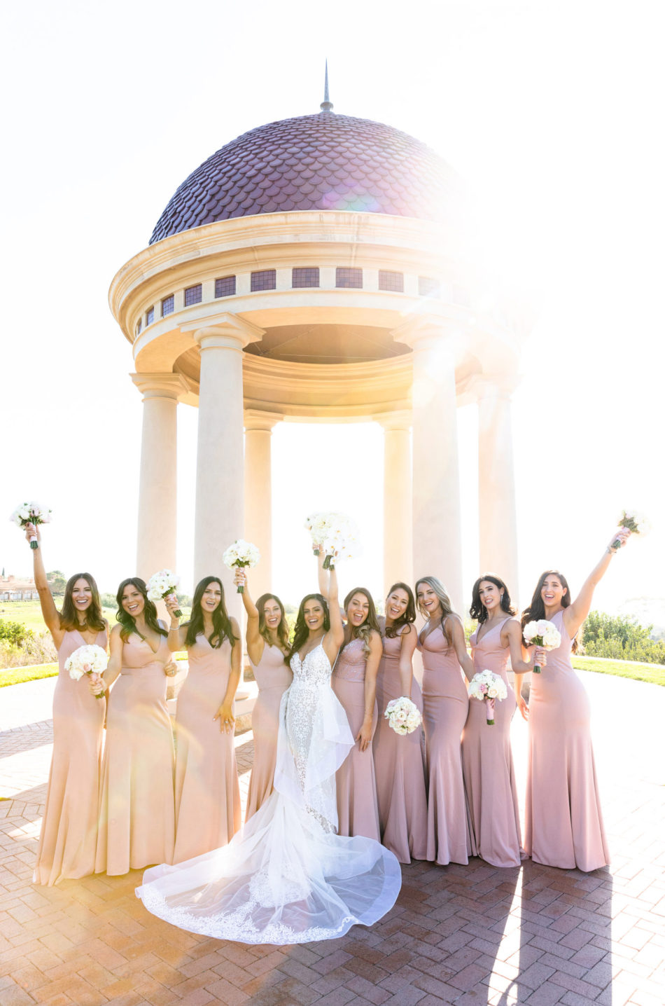 bridesmaids, blush bridesmaid dresses, bridal party, floral design, florist, wedding florist, wedding flowers, orange county weddings, orange county wedding florist, orange county florist, orange county floral design, flowers by cina