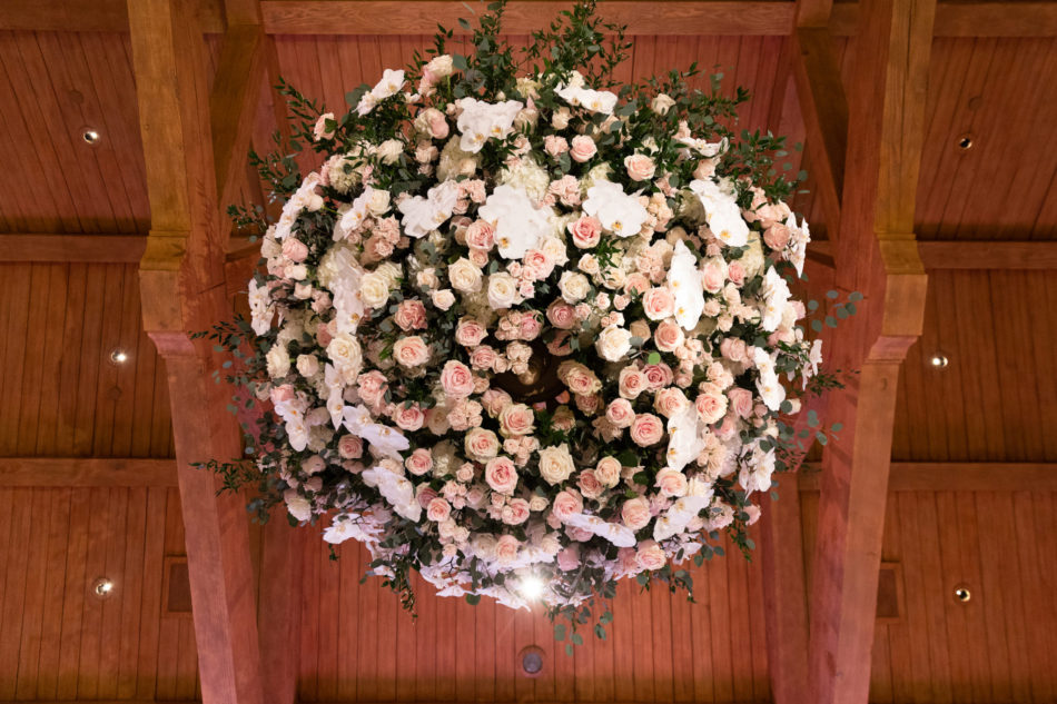 floral chandeliers, blush blooms, white floral chandelier, floral design, florist, wedding florist, wedding flowers, orange county weddings, orange county wedding florist, orange county florist, orange county floral design, flowers by cina