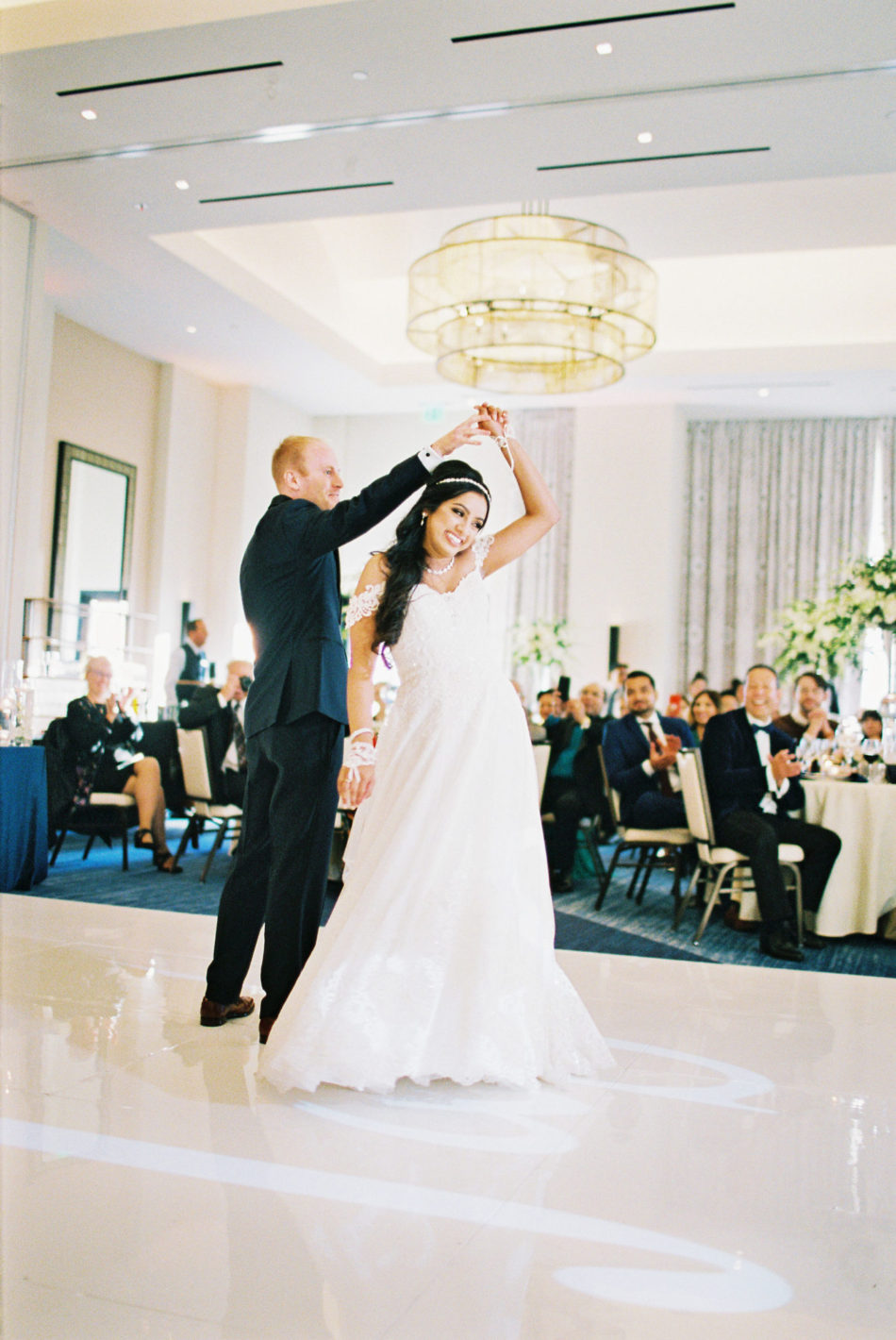 first dance, bride and groom, wedding dance, floral design, florist, wedding florist, wedding flowers, orange county weddings, orange county wedding florist, orange county florist, orange county floral design, flowers by cina