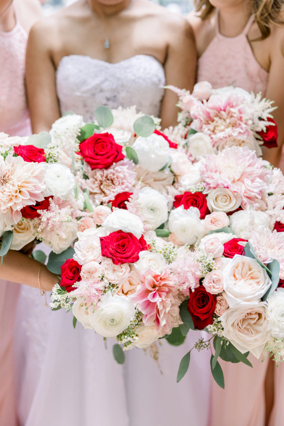 bridal bouquet, colorful bridal bouquet, bridesmaid bouquets, floral design, florist, wedding florist, wedding flowers, orange county weddings, orange county wedding florist, orange county florist, orange county floral design, flowers by cina