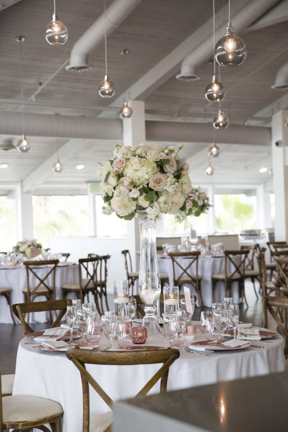 reception design, blush reception design, coastal reception design, floral design, florist, wedding florist, wedding flowers, orange county weddings, orange county wedding florist, orange county florist, orange county floral design, flowers by cina