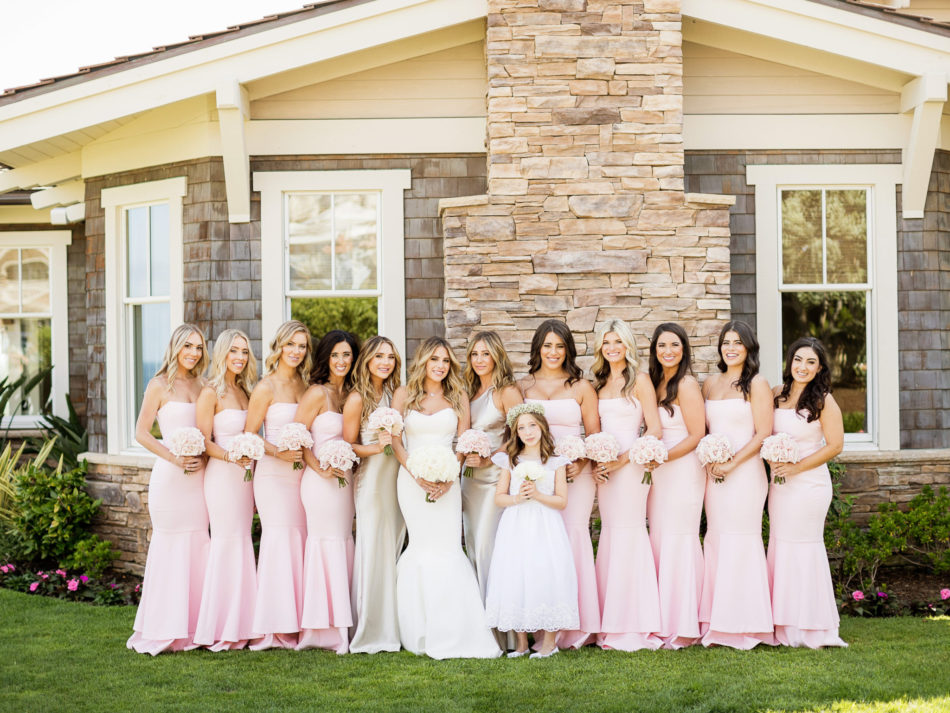 pink bridesmaids dresses, bridesmaids, lavish oceanfront wedding, floral design, florist, wedding florist, event florist, wedding flowers, event flowers, cabo san lucas weddings, cabo san lucas wedding florist, cabo san lucas florist, cabo san lucas floral design, cabo rentals, flowers and events