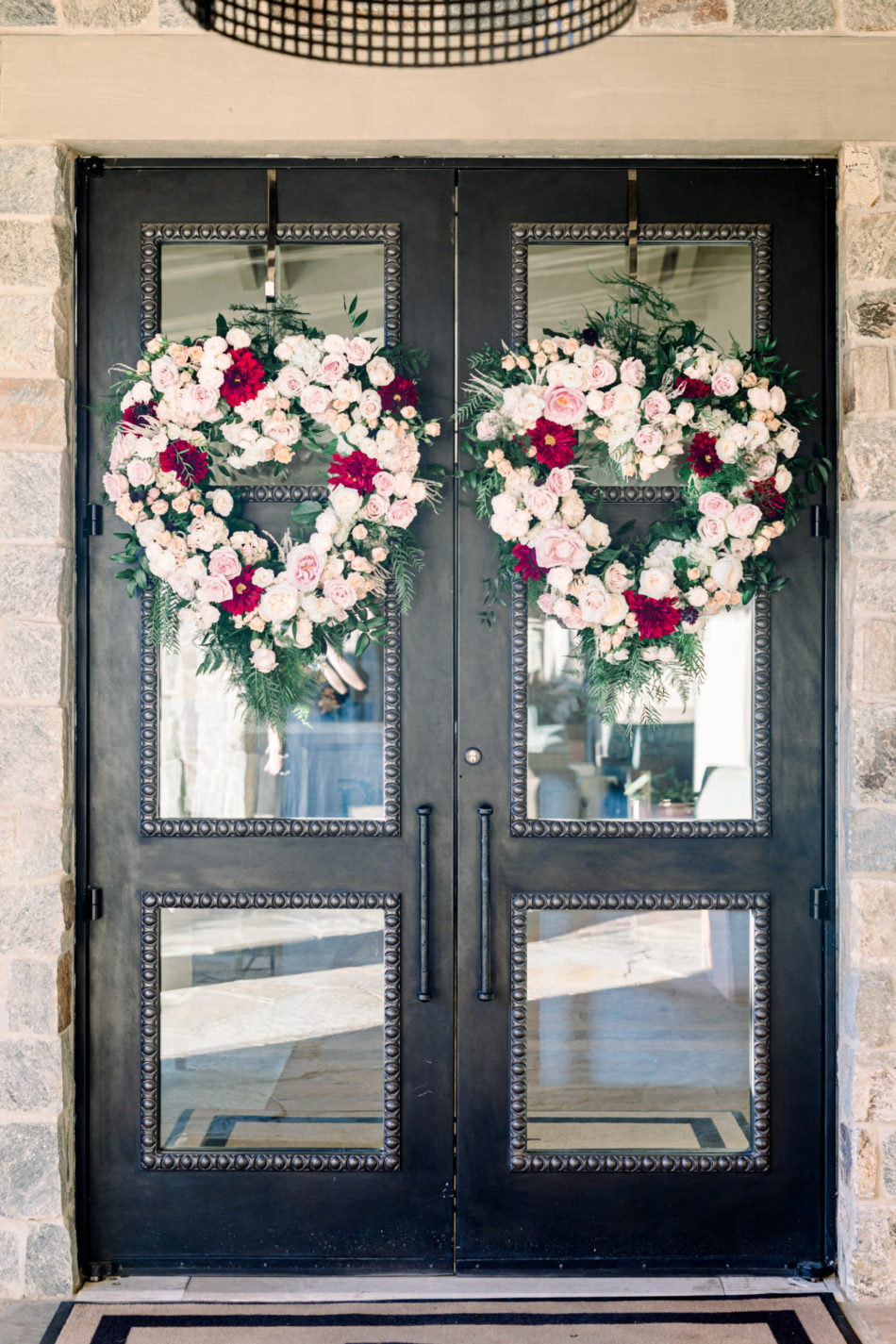 door wreaths, floral-filled wreath, gorgeous floral-filled wedding, floral design, florist, wedding florist, wedding flowers, orange county weddings, orange county wedding florist, orange county florist, orange county floral design, flowers by cina