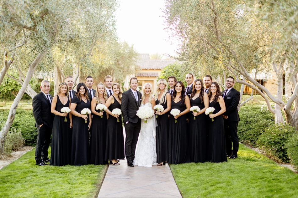 black and white wedding, black bridal party, exquisite white wedding, floral design, florist, wedding florist, wedding flowers, orange county weddings, orange county wedding florist, orange county florist, orange county floral design, flowers by cina