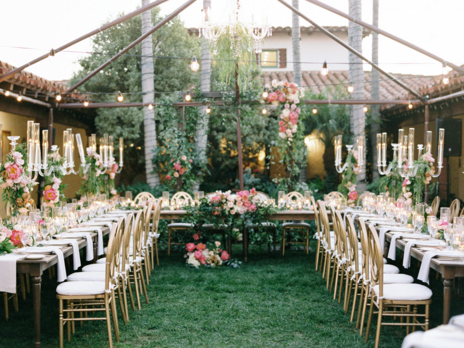 floral-filled reception, alfresco reception, gorgeous alfresco reception, floral design, florist, wedding florist, wedding flowers, orange county weddings, orange county wedding florist, orange county florist, orange county floral design, flowers by cina