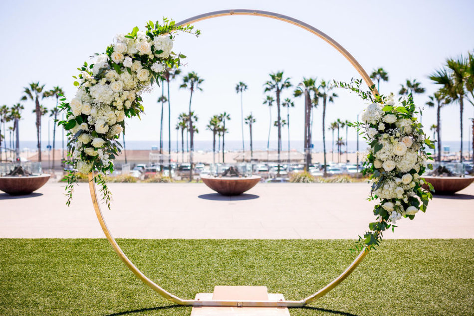 floral arch, white floral arch, ethereal white wedding, florist, wedding florist, wedding flowers, orange county weddings, orange county wedding florist, orange county florist, orange county floral design, flowers by cina