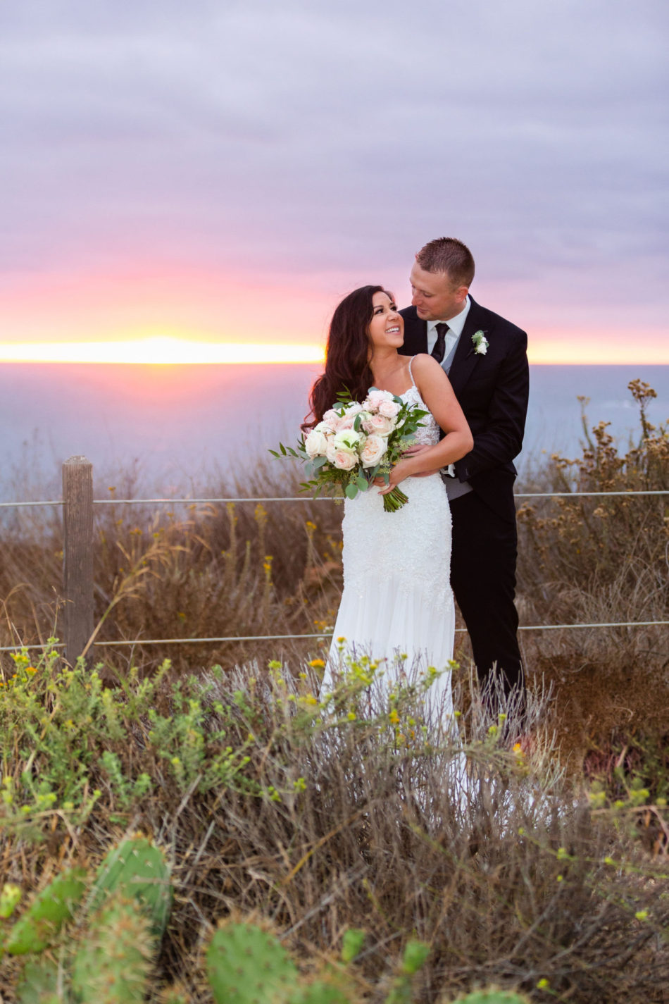 newlyweds, bride and groom, romantic pastel wedding, floral design, florist, wedding florist, wedding flowers, orange county weddings, orange county wedding florist, orange county florist, orange county floral design, flowers by cina