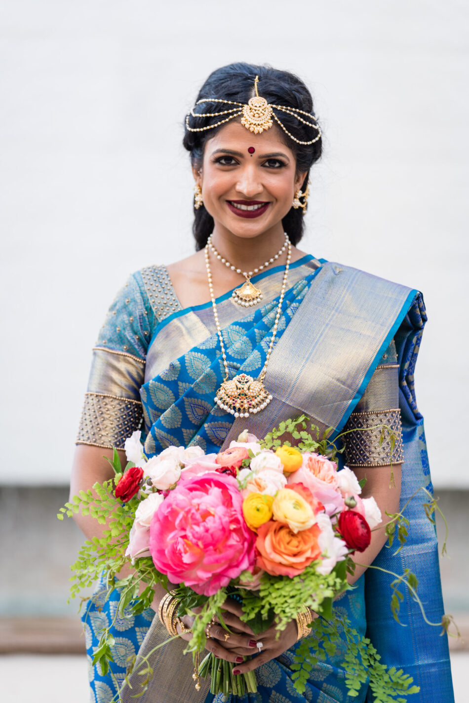 indian wedding, colorful bridal look, stunning vibrant wedding, floral design, florist, wedding florist, wedding flowers, orange county weddings, orange county wedding florist, orange county florist, orange county floral design, flowers by cina