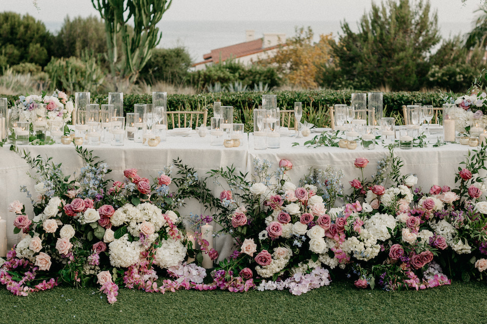 pink reception decor, pink blooms, reception florals, floral design, florist, wedding florist, wedding flowers, orange county weddings, orange county wedding florist, orange county florist, orange county floral design, flowers by cina