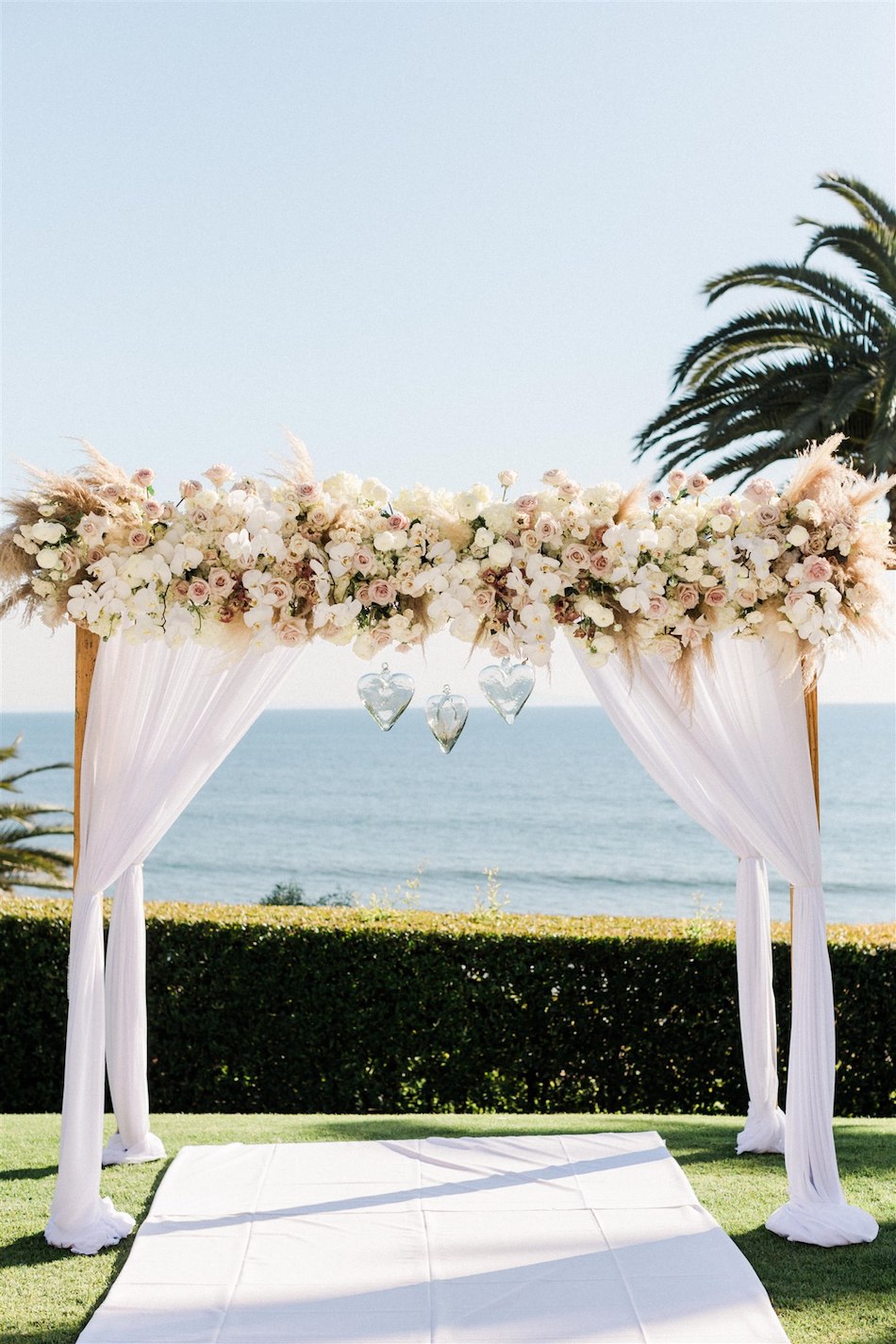 floral arch, chuppah, floral-filled arch, floral design, florist, wedding florist, wedding flowers, orange county weddings, orange county wedding florist, orange county florist, orange county floral design, flowers by cina