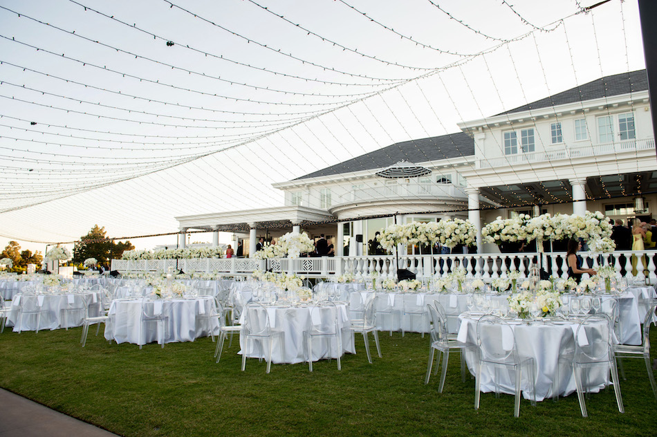 Beautiful Floral-Filled Los Angeles Wedding in Ivory Tones