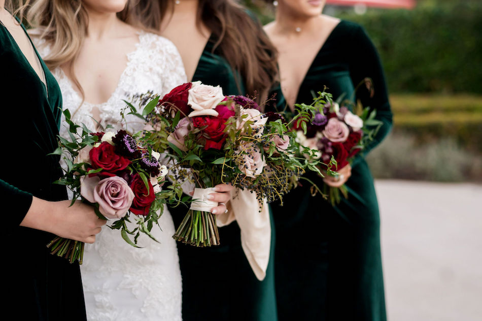 bouquet, bridesmaids bouquets, vibrant bouquet, floral design, florist, wedding florist, wedding flowers, orange county weddings, orange county wedding florist, orange county florist, orange county floral design, flowers by cina