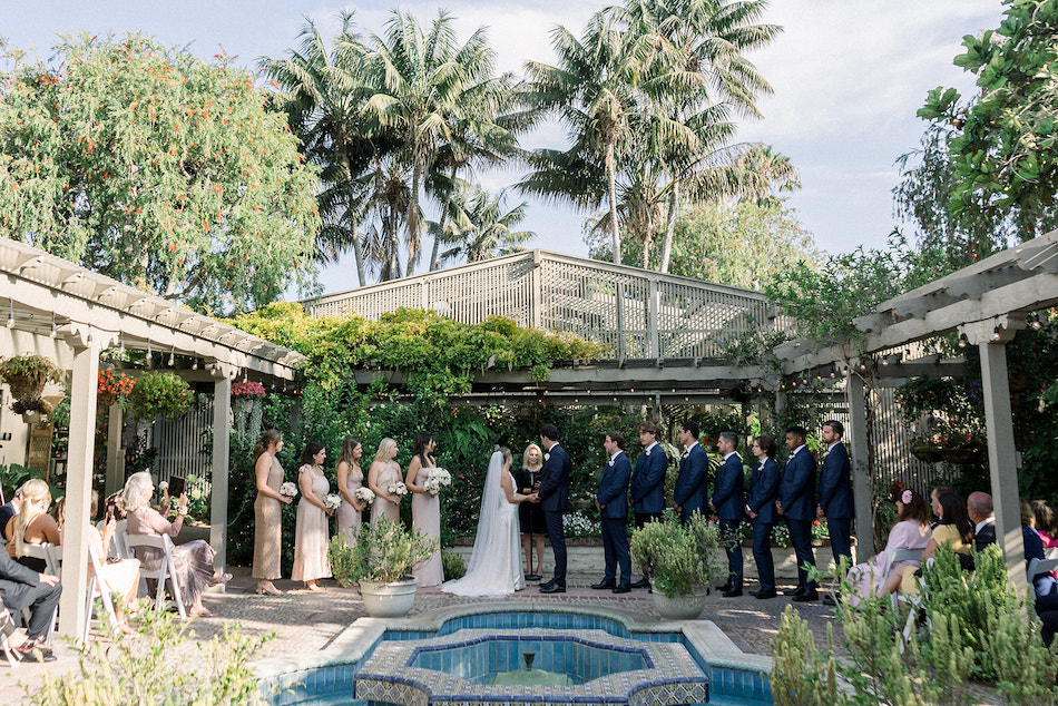 Blush Wedding at Sherman Gardens Flowers by Cina