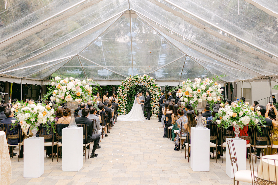 Fairytale-like Ballroom Wedding at Vibiana - Flowers by Cina