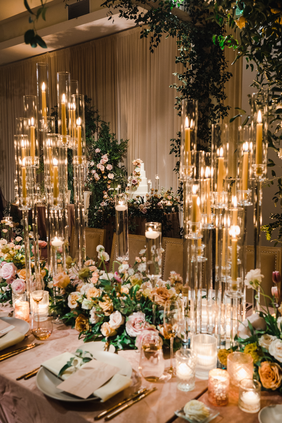 floral design, florist, wedding florist, wedding flowers, orange county weddings, orange county wedding florist, orange county florist, orange county floral design, flowers by cina, gold, mauve reception