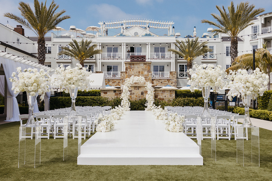 Ethereal All-White Coastal Wedding at Chic Beach Resort